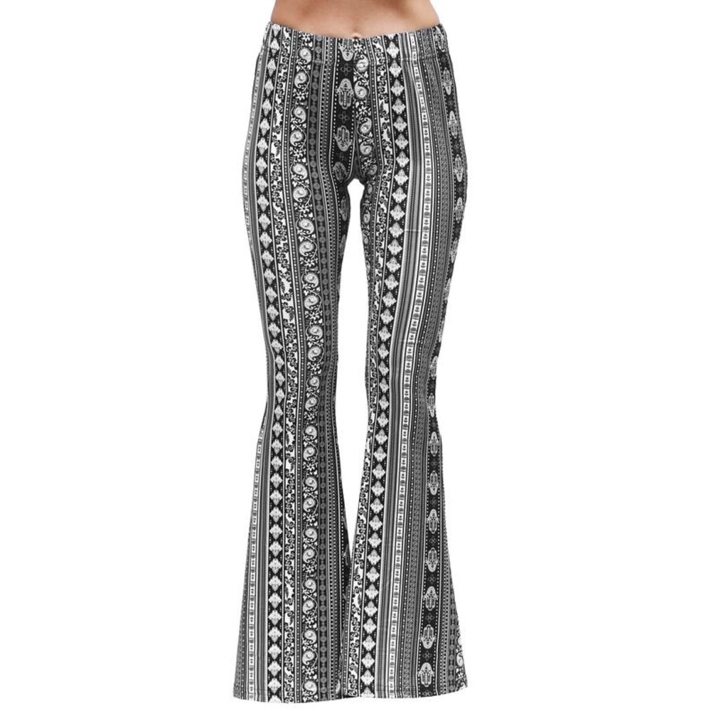 Bell Bottom Flare Gypsy Hippie Stretch Yoga Pants